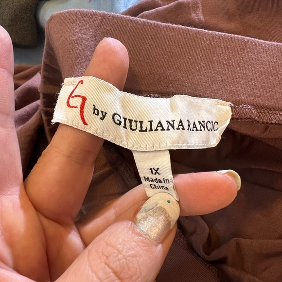 1X GIULIANA RANCIC ❤️💋FUN SEXY FLIRTY SKIRT💋❤️SIZE COLOR DUSTY PINK MAUVE 563 - Picture 1 of 8